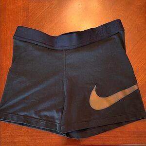 Nike Black Women's Performance Shorts with Swoosh